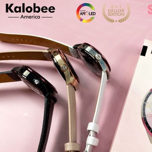 Kalobee SK6 Mini (Watch 4 Pro) - Smart Watch Ecran Amoled IPS 1.27″ pour Femmes – Image 13