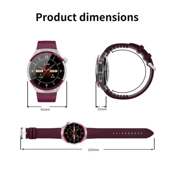 Kalobee SK6 Mini (Watch 4 Pro) - Smart Watch Ecran Amoled IPS 1.27″ pour Femmes – Image 17