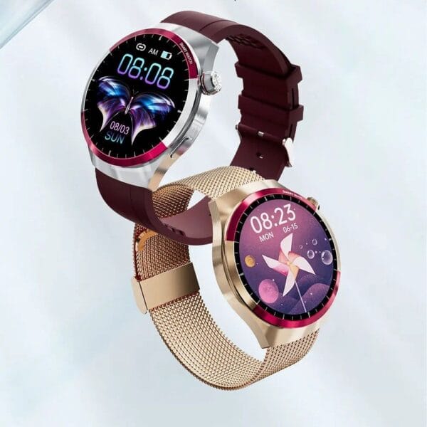 Kalobee SK6 Mini (Watch 4 Pro) - Smart Watch Ecran Amoled IPS 1.27″ pour Femmes – Image 14