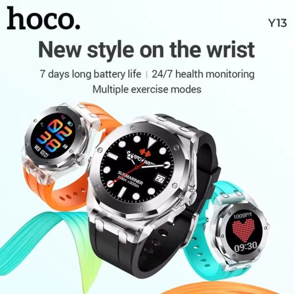 HOCO Y13 – Smart Watch 3ATM avec Écran 1.09" pour Sports
