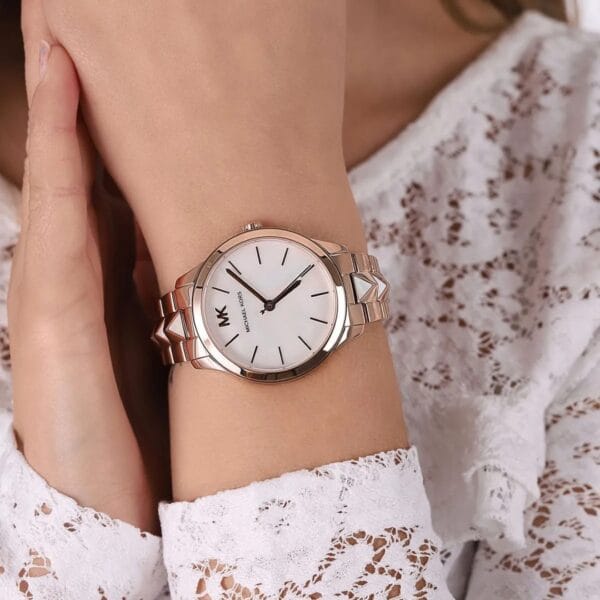Michael Kors Runway MK6671 - Montre à Quartz pour Femme - Rose Gold – Image 8