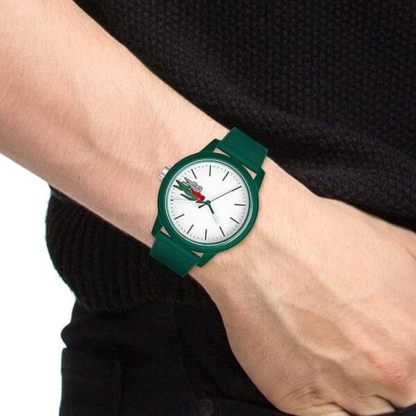 Lacoste 12.12 Holiday - Montre à Quartz pour Homme – Vert – Image 5