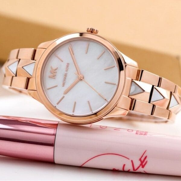 Michael Kors Runway MK6671 - Montre à Quartz pour Femme - Rose Gold – Image 5