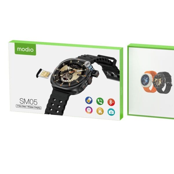 Modio SM05 – Smartwatch Bluetooth avec SIM & Appels – Image 3