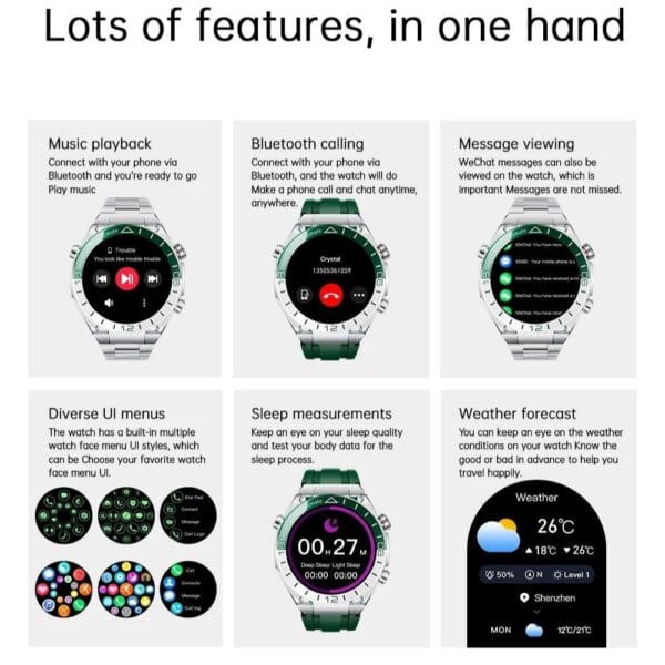 KALOBEE SK41 Business Series - Smart Watch avec Ecran AMOLED – Image 15
