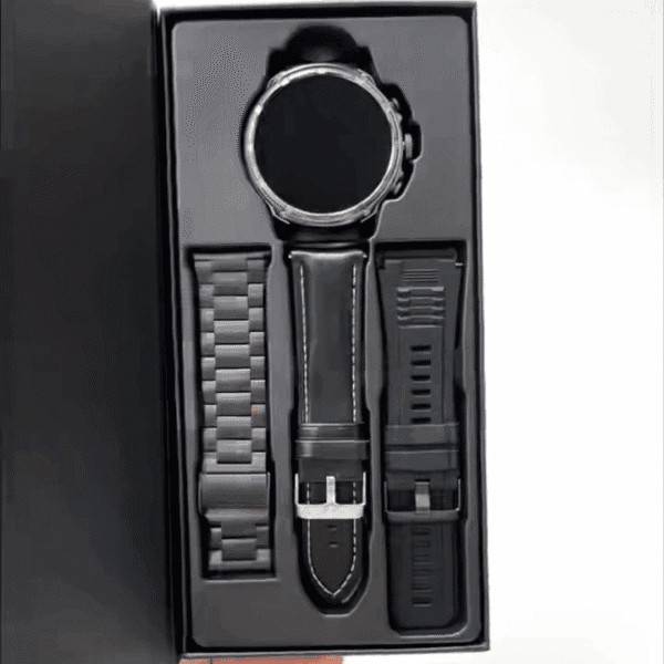 HainoTeko RW-60 Max - Smart Watch avec Grand Écran AMOLED & Lampe Torche – Image 4