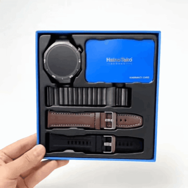 HainoTeko-25 Waterproof – Smart Watch GT5 Pro Style, AMOLED & 15 jours d’autonomie – Image 7