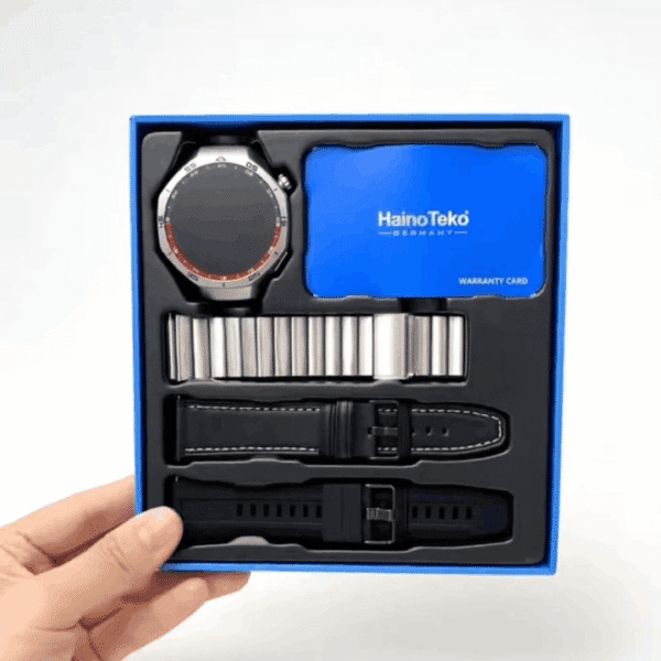 HainoTeko-25 Waterproof – Smart Watch GT5 Pro Style, AMOLED & 15 jours d’autonomie – Image 8
