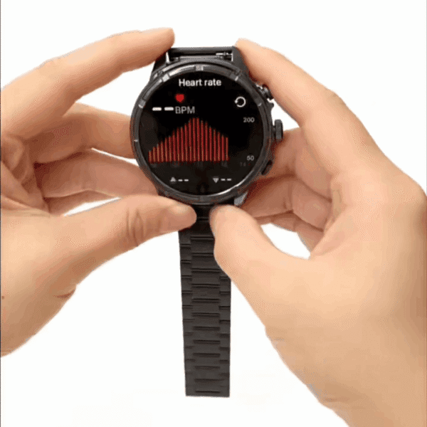 HainoTeko RW-60 Max - Smart Watch avec Grand Écran AMOLED & Lampe Torche – Image 9