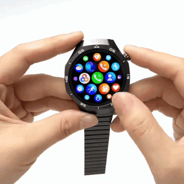 HainoTeko-25 Waterproof – Smart Watch GT5 Pro Style, AMOLED & 15 jours d’autonomie – Image 6