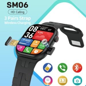 Modio SM06 4G – Smartwatch Bluetooth avec SIM & Camera
