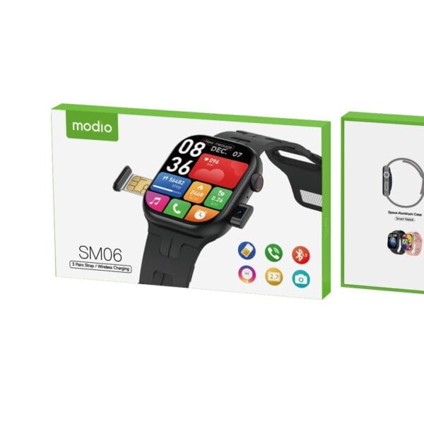 Modio SM06 4G – Smartwatch Bluetooth avec SIM & Camera – Image 8