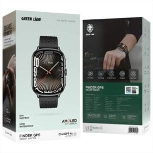 Green Lion Finder GPS - Smart Watch Écran AMOLED 2.01’’ & GPS Intégré