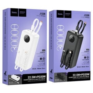 Hoco J132B Sabio - PowerBank Fast Charging 30000mAh 22.5W + PD20W