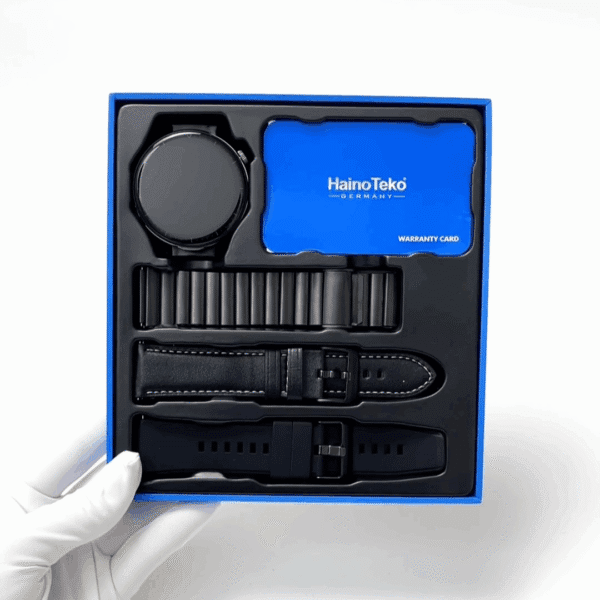 HainoTeko-12 Watch Buds – Smartwatch Waterproof Écran AMOLED & Écouteurs Bluetooth – Image 3