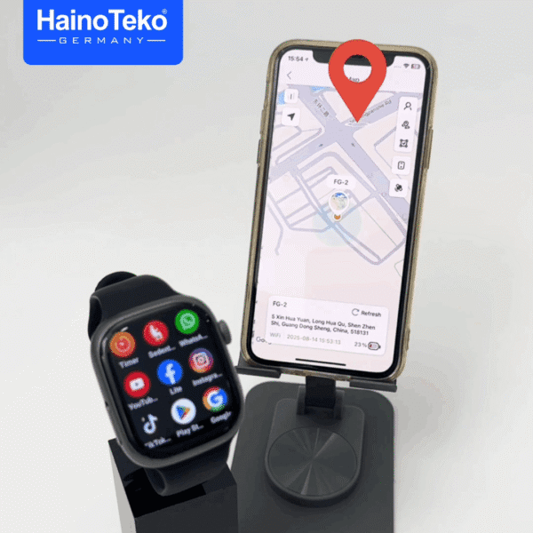 HainoTeko FG-5 - Smartwatch 5G avec SIM & Camera – Design Serie 10 – Image 9