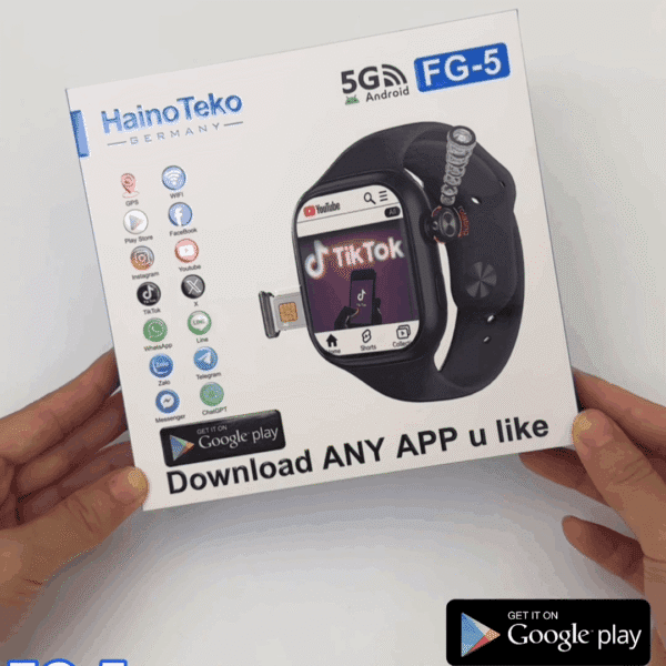 HainoTeko FG-5 - Smartwatch 5G avec SIM & Camera – Design Serie 10 – Image 13
