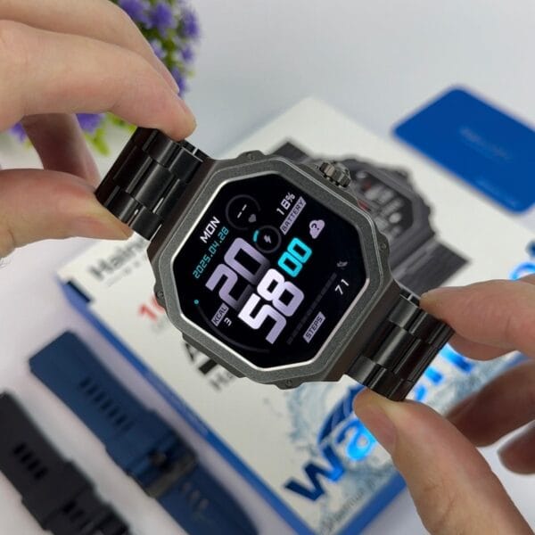 HainoTeko-11 - Smart Watch Waterproof avec Écran AMOLED 1.43’’