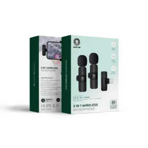 Green Lion 3 in 1 Wireless - Microphone Sans Fil