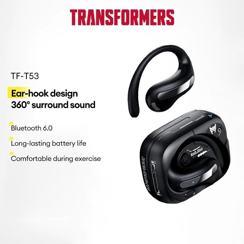 Transformers TF-T53 – Écouteurs Bluetooth 6.0 Intra-Auriculaires avec ENC Transformers TF-T53 – Écouteurs Bluetooth 6.0 Intra-Auriculaires avec ENC – Image 3