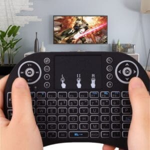 Mini Clavier Sans Fil LED – Pour Smart TV & Android Box
