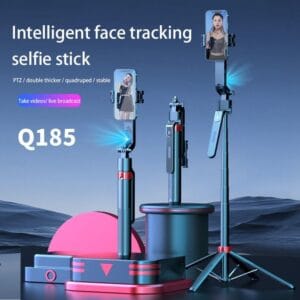 Selfie Stick Q185 – Perche Selfie avec Suivi Automatique AI & Télécommande Bluetooth