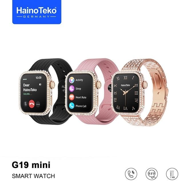 HainoTeko G19 mini – Montre Connectée Ecran AMOLED pour Femme HainoTeko G19 mini – Montre Connectée Ecran AMOLED pour Femme