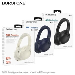 Hoco Borofone BO31 – Casque Bluetooth 5.4 avec Réduction de Bruit ANC 38h Autonomie