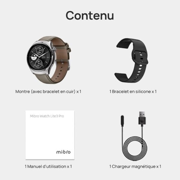 Mibro Lite 3 Pro – Smartwatch AMOLED 1.45" avec GPS Intégré – Image 17