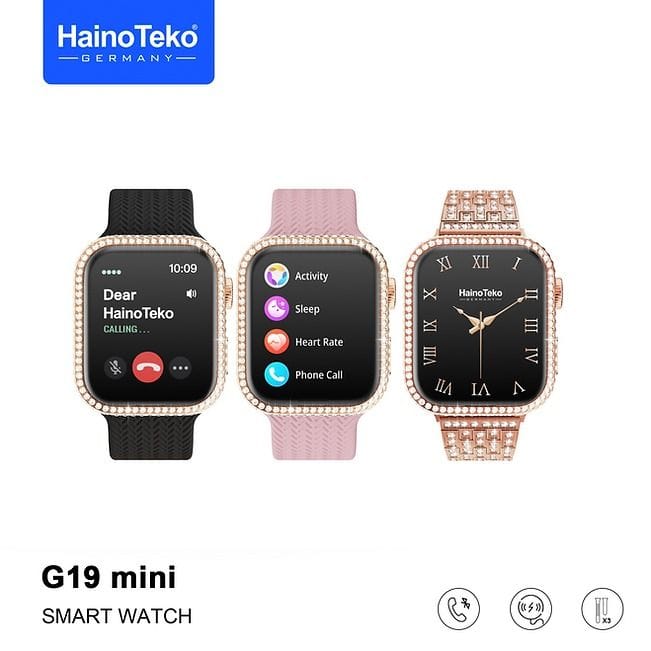 HainoTeko G19 mini – Montre Connectée Ecran AMOLED pour Femme HainoTeko G19 mini – Montre Connectée Ecran AMOLED pour Femme – Image 2
