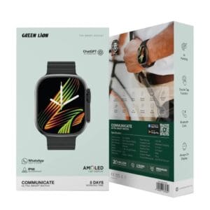 Green Lion Communicate Ultra – Smart Watch avec Écran AMOLED 1.85"