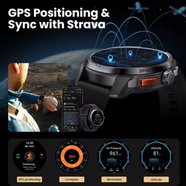 Haylou Solar Ultra – Montre Connectée AMOLED 1.6" avec GPS – Image 9