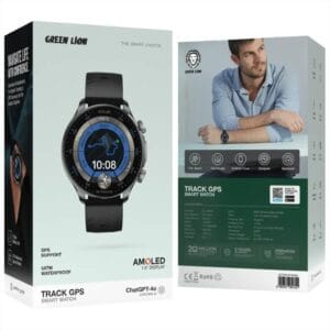 Green Lion Track GPS – Montre Connectée Sportive Écran AMOLED 1.6"