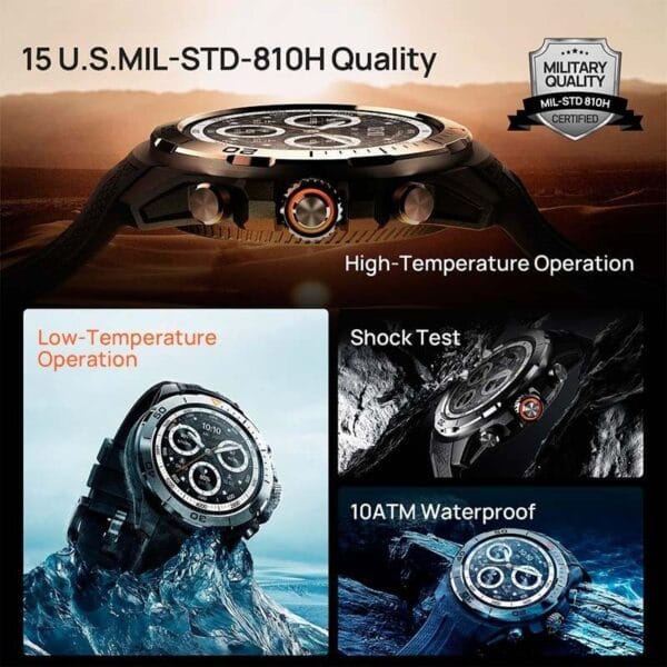 Mibro GS Explorer – Montre Connectée AMOLED | 10ATM | GPS Double Fréquence – Image 10