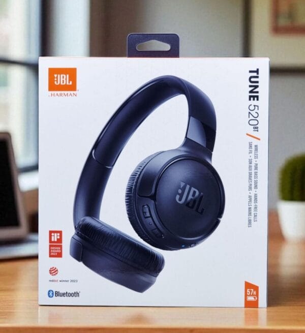 JBL Tune 520BT – Casque Sans Fil avec Son JBL Pure Bass