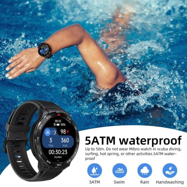 Mibro GS Pro – Montre Connectée GPS & Écran AMOLED 1.43” – Image 13