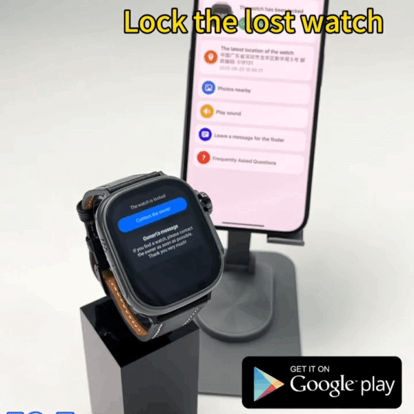 HainoTeko FG-7 – Smart Watch Android 5G SIM avec Caméra Rotative – Image 6
