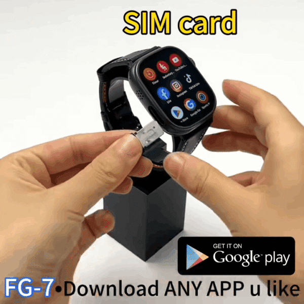 HainoTeko FG-7 – Smart Watch Android 5G SIM avec Caméra Rotative – Image 7