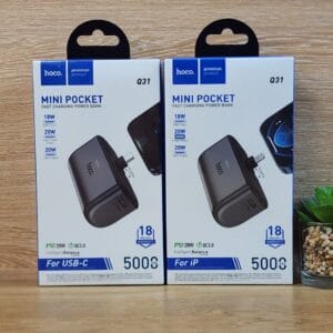 Hoco “Q31 Ingenious” – Power Bank Fast Charge PD20W 5000mAh Double Version