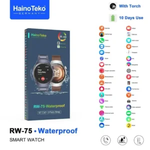 HainoTeko RW-75 Waterproof - Smart Watch Bluetooth avec Ecran AMOLED