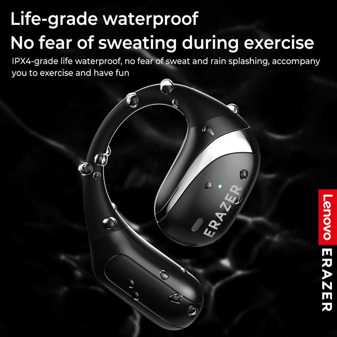 Lenovo Erazer X9 – Écouteurs Bluetooth 5.4 Open-Ear avec Traduction IA pour Sport Lenovo Erazer X9 – Écouteurs Bluetooth 5.4 Open-Ear avec Traduction IA pour Sport – Image 5