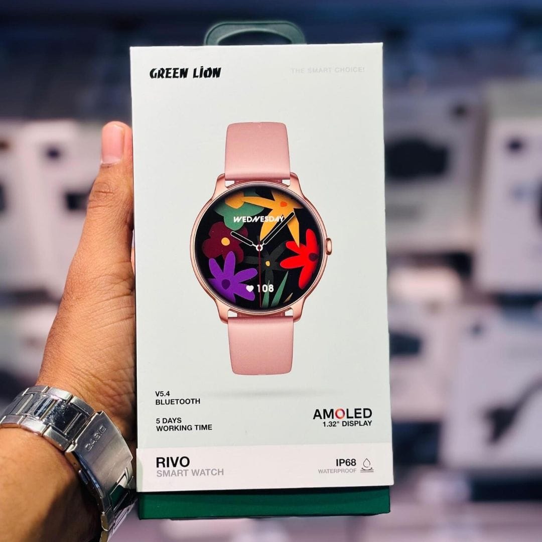 Green Lion Revo – Montre Connectée avec Écran AMOLED 1.32" Green Lion Revo – Montre Connectée avec Écran AMOLED 1.32" – Image 6