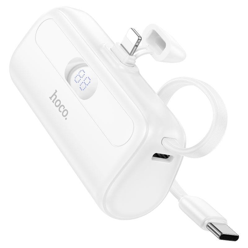Hoco J116 Pro Pocket – Mini Power Bank Ultra-Compact avec Câbles Intégrés Hoco J116 Pro Pocket – Mini Power Bank Ultra-Compact avec Câbles Intégrés – Image 3
