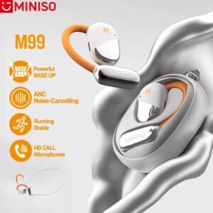 MINISO M99 – Écouteurs Bluetooth 5.4 Open-Ear avec Traduction IA