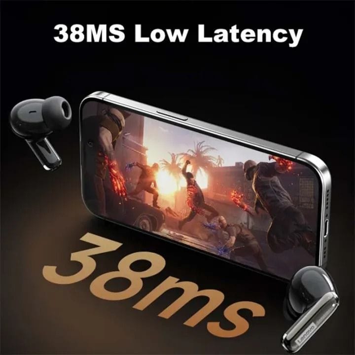 Lenovo LE208 – Écouteurs Bluetooth 6.0 avec ENC pour Gaming Lenovo LE208 – Écouteurs Bluetooth 6.0 avec ENC pour Gaming – Image 5