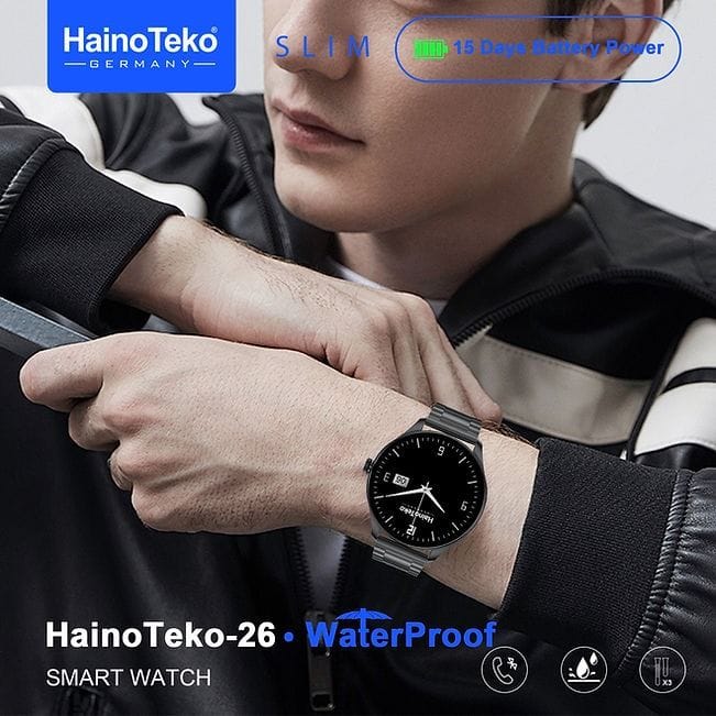 HainoTeko-26 Waterproof – Montre Connectée avec Ecran SLIM AMOLED HainoTeko-26 Waterproof – Montre Connectée avec Ecran SLIM AMOLED – Image 4