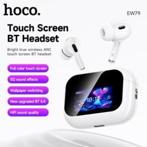 Hoco EW79 – Écouteurs Bluetooth 5.4 avec ANC & Écran Tactile LED