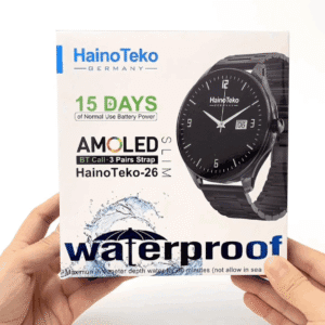 HainoTeko-26 Waterproof – Montre Connectée avec Ecran SLIM AMOLED