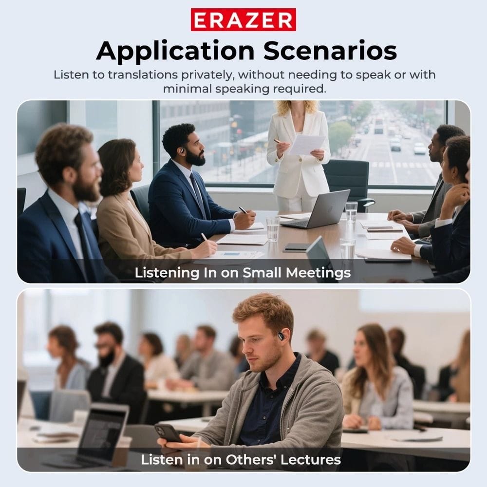 Lenovo ERAZER XF56 – Écouteurs Bluetooth 6.0 avec Traduction IA pour Sport Lenovo ERAZER XF56 – Écouteurs Bluetooth 6.0 avec Traduction IA pour Sport – Image 8