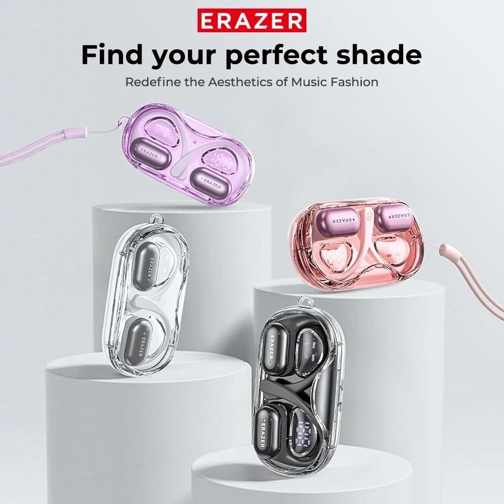 Lenovo ERAZER XF56 – Écouteurs Bluetooth 6.0 avec Traduction IA pour Sport Lenovo ERAZER XF56 – Écouteurs Bluetooth 6.0 avec Traduction IA pour Sport – Image 2